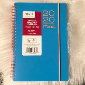 2020 Mead tabbed monthly weekly planner calendar